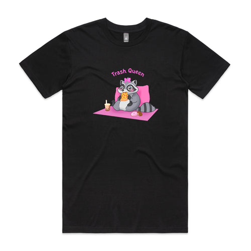 Trash Queen Tee by Lonely Kids Club. All clothing from our T-shirts to our shorts and hoodies are ethically made, and printed packed and shipped from Sydney.