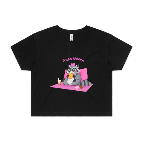 Trash Queen Tee by Lonely Kids Club. All clothing from our T-shirts to our shorts and hoodies are ethically made, and printed packed and shipped from Sydney.