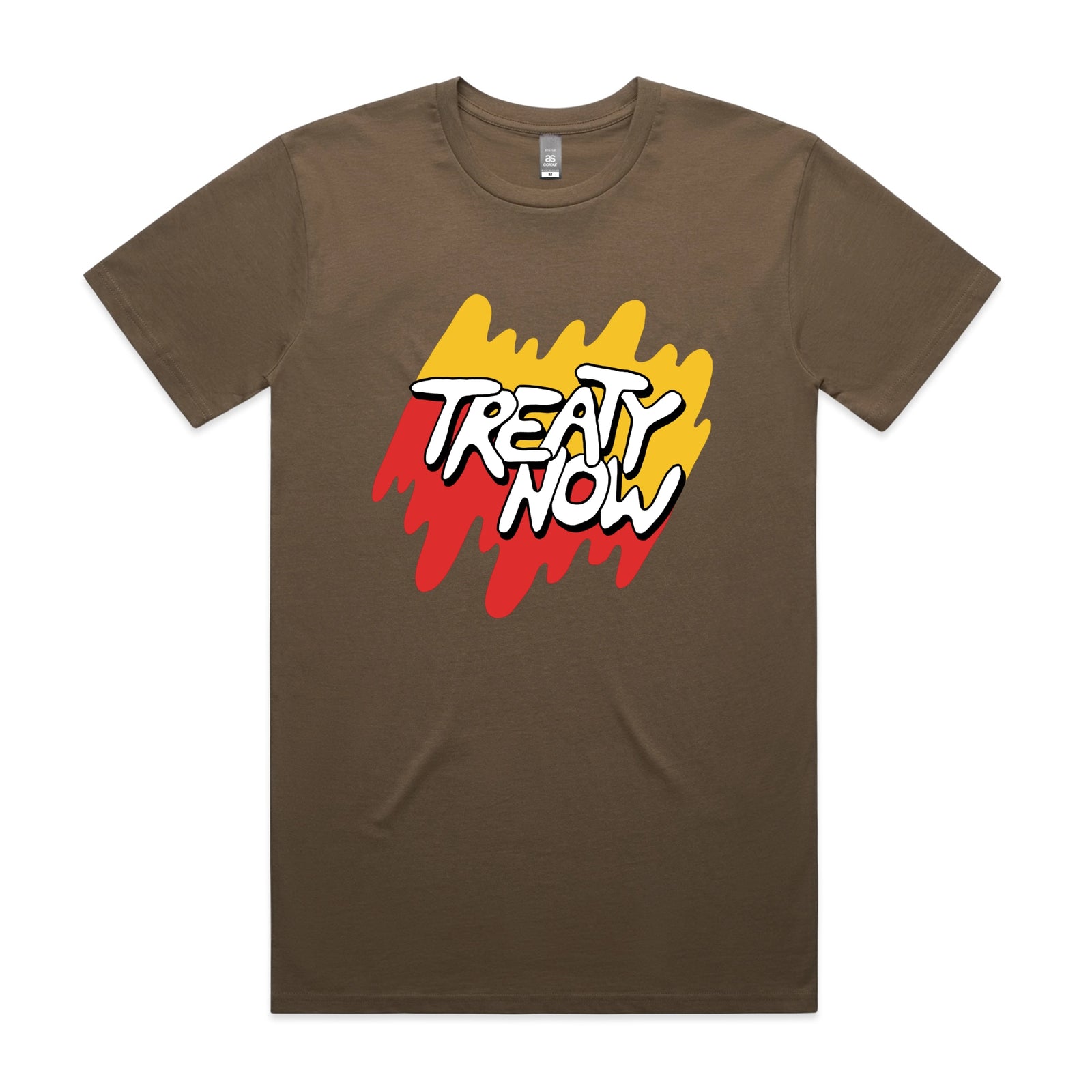 Treaty Now Tee by Lonely Kids Club. All clothing from our T-shirts to our shorts and hoodies are ethically made, and printed packed and shipped from Sydney.
