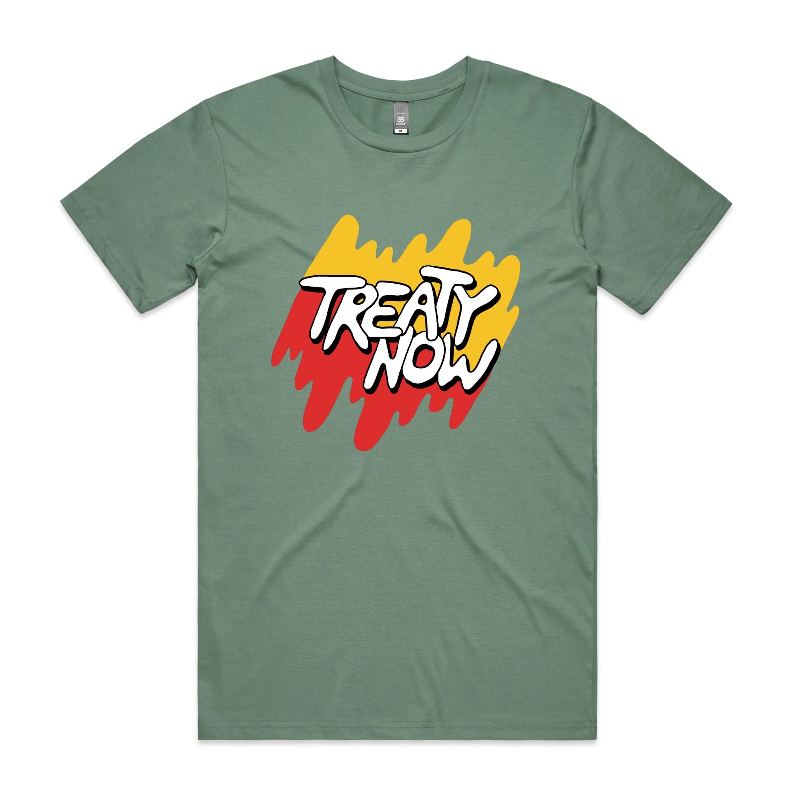 Treaty Now Tee by Lonely Kids Club. All clothing from our T-shirts to our shorts and hoodies are ethically made, and printed packed and shipped from Sydney.