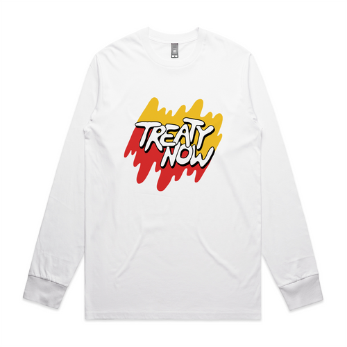 Treaty Now Charity Tee by Lonely Kids Club. All clothing from our T-shirts to our shorts and hoodies are ethically made, and printed packed and shipped from Sydney.