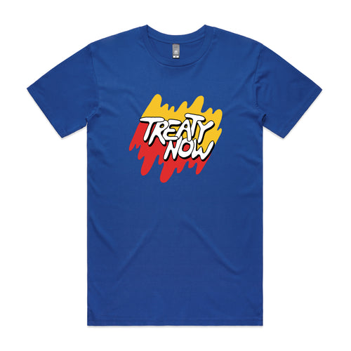 Treaty Now Charity Tee by Lonely Kids Club. All clothing from our T-shirts to our shorts and hoodies are ethically made, and printed packed and shipped from Sydney.