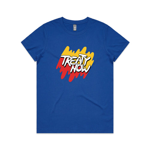 Treaty Now Charity Tee by Lonely Kids Club. All clothing from our T-shirts to our shorts and hoodies are ethically made, and printed packed and shipped from Sydney.