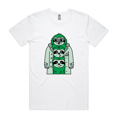 Trench Coat Tee by Lonely Kids Club. All clothing from our T-shirts to our shorts and hoodies are ethically made, and printed packed and shipped from Sydney.