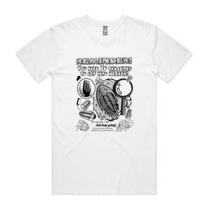 Trilobites Tee by Lonely Kids Club. All clothing from our T-shirts to our shorts and hoodies are ethically made, and printed packed and shipped from Sydney.
