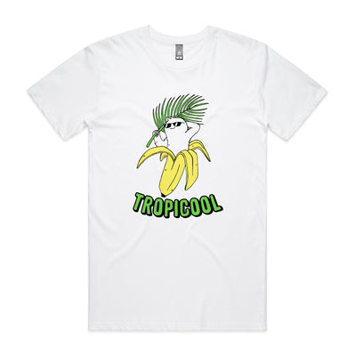 Tropicool Tee by Lonely Kids Club. All clothing from our T-shirts to our shorts and hoodies are ethically made, and printed packed and shipped from Sydney.
