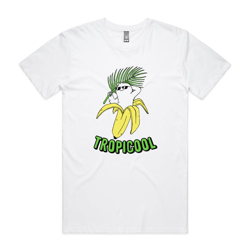 Tropicool Tee by Lonely Kids Club. All clothing from our T-shirts to our shorts and hoodies are ethically made, and printed packed and shipped from Sydney.