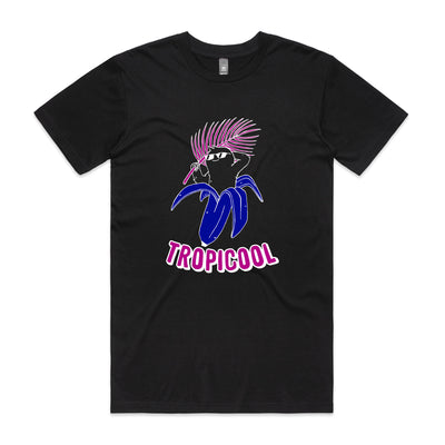 Tropicool Tee by Lonely Kids Club. All clothing from our T-shirts to our shorts and hoodies are ethically made, and printed packed and shipped from Sydney.