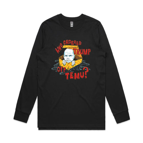 Trump Off Temu Tee by Lonely Kids Club. All clothing from our T-shirts to our shorts and hoodies are ethically made, and printed packed and shipped from Sydney.