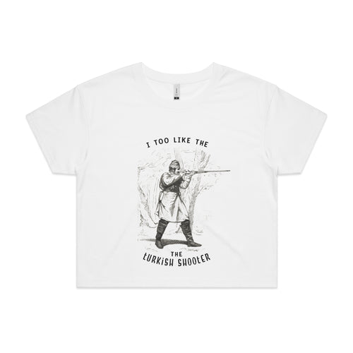 Turkish Shooter Tee by Lonely Kids Club. All clothing from our T-shirts to our shorts and hoodies are ethically made, and printed packed and shipped from Sydney.