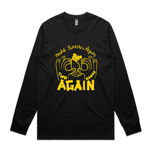 Two Hands Again Tee by Lonely Kids Club. All clothing from our T-shirts to our shorts and hoodies are ethically made, and printed packed and shipped from Sydney.