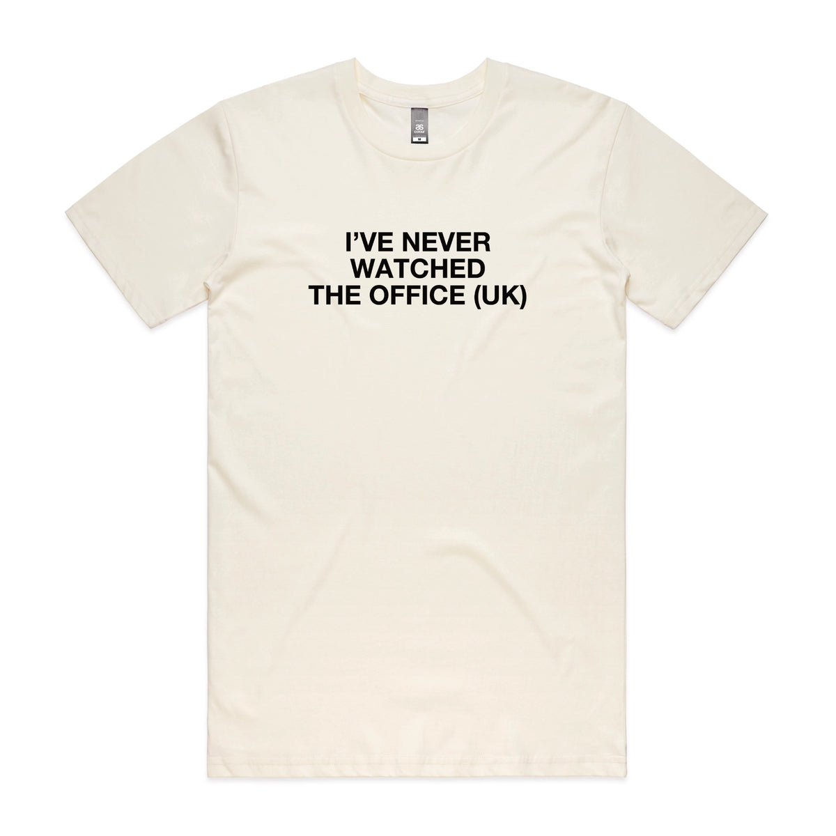 Ecru regular t-shirt with The Office (UK) TV design from Lonely Kids Club