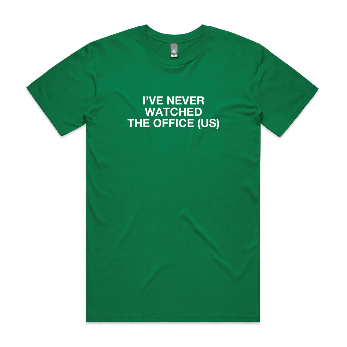 Green regular t-shirt with The Office (US) TV design from Lonely Kids Club