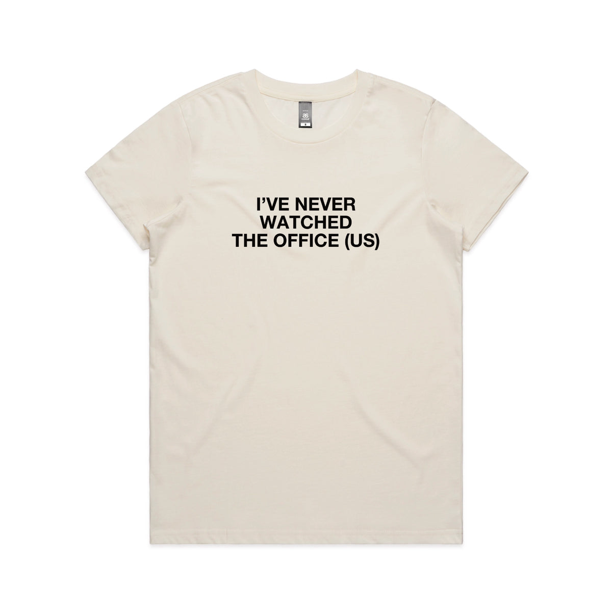 Ecru Maple fitted t-shirt with The Office (US) TV design from Lonely Kids Club