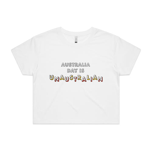 Unaustralian Charity Tee by Lonely Kids Club. All clothing from our T-shirts to our shorts and hoodies are ethically made, and printed packed and shipped from Sydney.