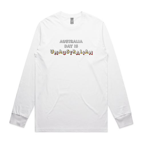 Unaustralian Charity Tee by Lonely Kids Club. All clothing from our T-shirts to our shorts and hoodies are ethically made, and printed packed and shipped from Sydney.