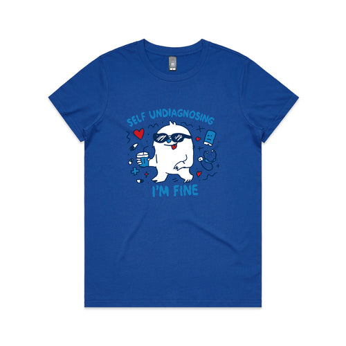 Undiagnosing Tee by Lonely Kids Club. All clothing from our T-shirts to our shorts and hoodies are ethically made, and printed packed and shipped from Sydney.