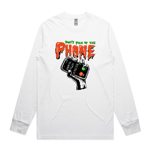 Unknown Caller Tee by Lonely Kids Club. All clothing from our T-shirts to our shorts and hoodies are ethically made, and printed packed and shipped from Sydney.