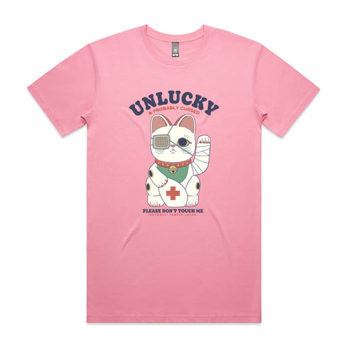Unlucky Cat Tee by Lonely Kids Club. All clothing from our T-shirts to our shorts and hoodies are ethically made, and printed packed and shipped from Sydney.