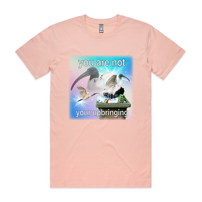 Upbringing Tee by Lonely Kids Club. All clothing from our T-shirts to our shorts and hoodies are ethically made, and printed packed and shipped from Sydney.