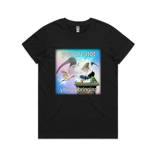 Upbringing Tee by Lonely Kids Club. All clothing from our T-shirts to our shorts and hoodies are ethically made, and printed packed and shipped from Sydney.