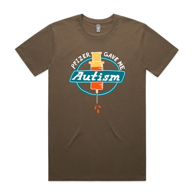 Vaccine Tee by Lonely Kids Club. All clothing from our T-shirts to our shorts and hoodies are ethically made, and printed packed and shipped from Sydney.