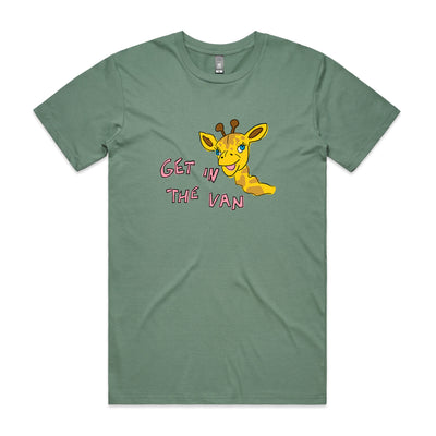 Get In The Van Tee by Lonely Kids Club. All clothing from our T-shirts to our shorts and hoodies are ethically made, and printed packed and shipped from Sydney.