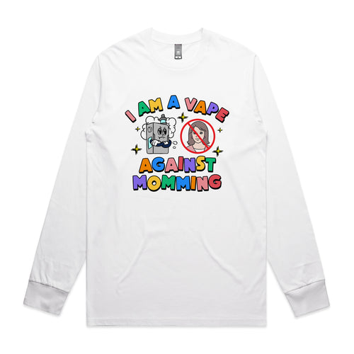 Vape Against Momming Tee by Lonely Kids Club. All clothing from our T-shirts to our shorts and hoodies are ethically made, and printed packed and shipped from Sydney.