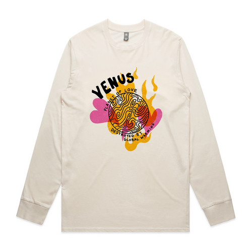 Venus Tee by Lonely Kids Club. All clothing from our T-shirts to our shorts and hoodies are ethically made, and printed packed and shipped from Sydney.