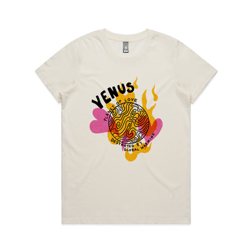 Venus Tee by Lonely Kids Club. All clothing from our T-shirts to our shorts and hoodies are ethically made, and printed packed and shipped from Sydney.
