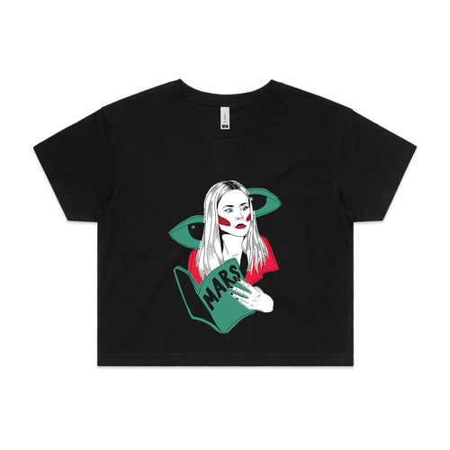 Veronica Tee by Lonely Kids Club. All clothing from our T-shirts to our shorts and hoodies are ethically made, and printed packed and shipped from Sydney.