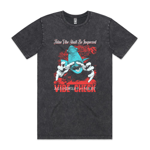 Thine Vibe Tee by Lonely Kids Club. All clothing from our T-shirts to our shorts and hoodies are ethically made, and printed packed and shipped from Sydney.