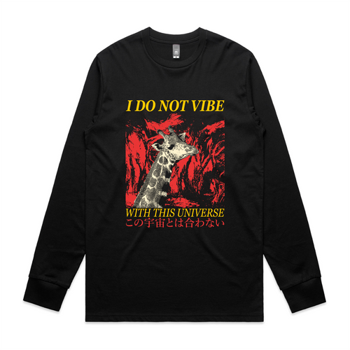 Vibe With This Universe Tee by Lonely Kids Club. All clothing from our T-shirts to our shorts and hoodies are ethically made, and printed packed and shipped from Sydney.
