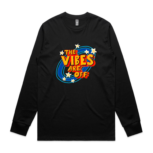 The Vibes Are Off Tee by Lonely Kids Club. All clothing from our T-shirts to our shorts and hoodies are ethically made, and printed packed and shipped from Sydney.