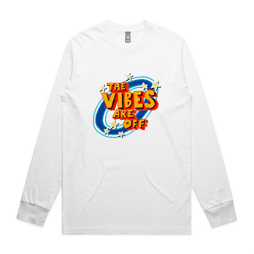 The Vibes Are Off Tee by Lonely Kids Club. All clothing from our T-shirts to our shorts and hoodies are ethically made, and printed packed and shipped from Sydney.