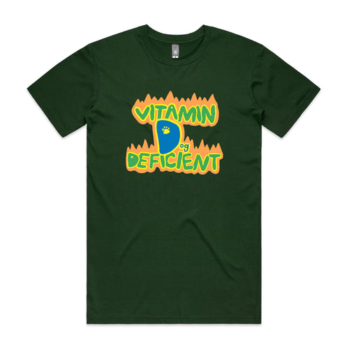 Vitamin D Deficient Tee by Lonely Kids Club. All clothing from our T-shirts to our shorts and hoodies are ethically made, and printed packed and shipped from Sydney.