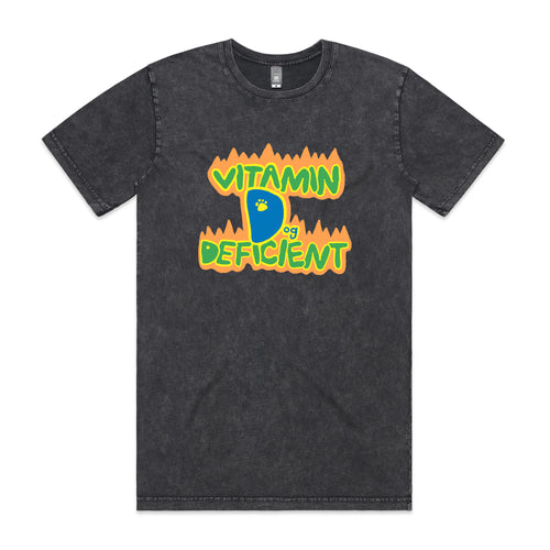 Vitamin D Deficient Tee by Lonely Kids Club. All clothing from our T-shirts to our shorts and hoodies are ethically made, and printed packed and shipped from Sydney.