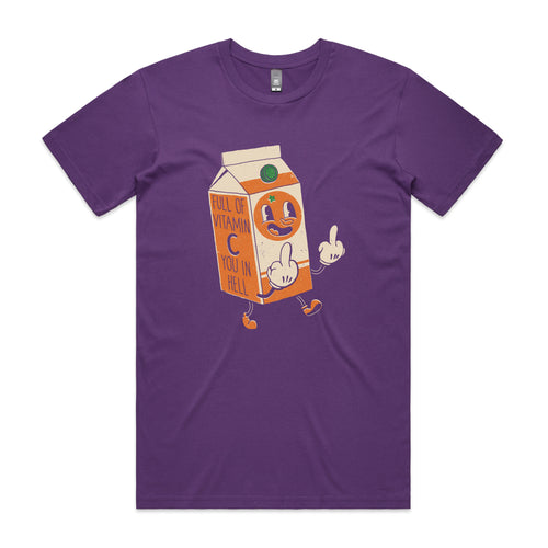 Vitamin C You In Hell Tee by Lonely Kids Club. All clothing from our T-shirts to our shorts and hoodies are ethically made, and printed packed and shipped from Sydney.