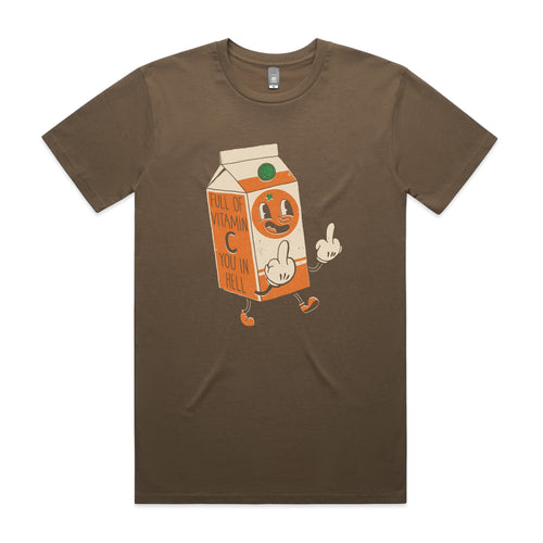 Vitamin C You In Hell Tee by Lonely Kids Club. All clothing from our T-shirts to our shorts and hoodies are ethically made, and printed packed and shipped from Sydney.