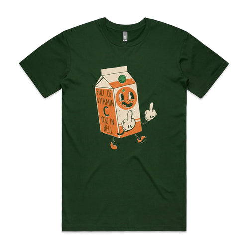 Vitamin C You In Hell Tee by Lonely Kids Club. All clothing from our T-shirts to our shorts and hoodies are ethically made, and printed packed and shipped from Sydney.