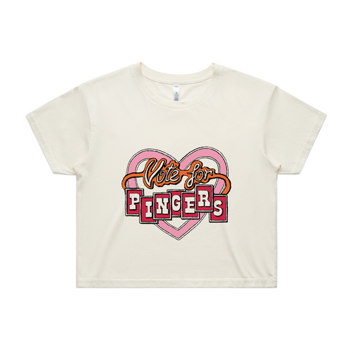 Vote For Pingers Tee by Lonely Kids Club. All clothing from our T-shirts to our shorts and hoodies are ethically made, and printed packed and shipped from Sydney.