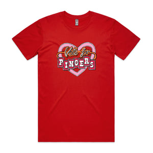 Vote For Pingers Tee by Lonely Kids Club. All clothing from our T-shirts to our shorts and hoodies are ethically made, and printed packed and shipped from Sydney.