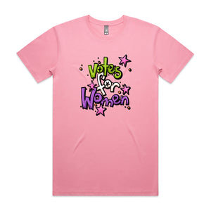 Votes For Women Tee by Lonely Kids Club. All clothing from our T-shirts to our shorts and hoodies are ethically made, and printed packed and shipped from Sydney.