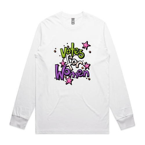 Votes For Women Tee by Lonely Kids Club. All clothing from our T-shirts to our shorts and hoodies are ethically made, and printed packed and shipped from Sydney.