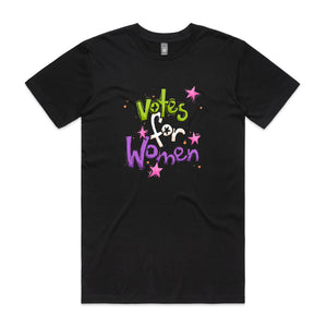 Votes For Women Tee by Lonely Kids Club. All clothing from our T-shirts to our shorts and hoodies are ethically made, and printed packed and shipped from Sydney.