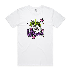 Votes For Women Tee by Lonely Kids Club. All clothing from our T-shirts to our shorts and hoodies are ethically made, and printed packed and shipped from Sydney.