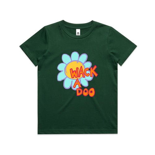 Wackadoo Kids Tee by Lonely Kids Club. All clothing from our T-shirts to our shorts and hoodies are ethically made, and printed packed and shipped from Sydney.