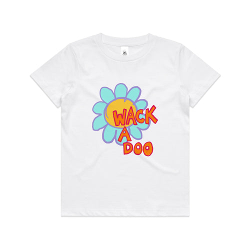Wackadoo Kids Tee by Lonely Kids Club. All clothing from our T-shirts to our shorts and hoodies are ethically made, and printed packed and shipped from Sydney.