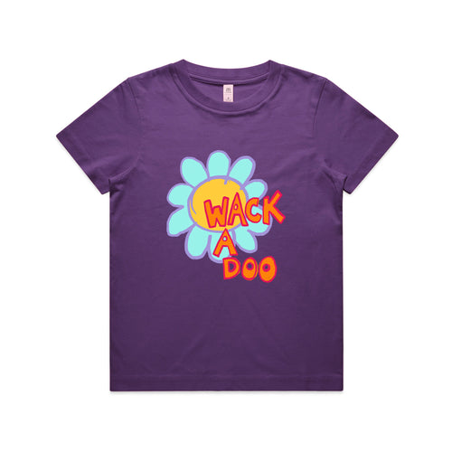 Wackadoo Kids Tee by Lonely Kids Club. All clothing from our T-shirts to our shorts and hoodies are ethically made, and printed packed and shipped from Sydney.