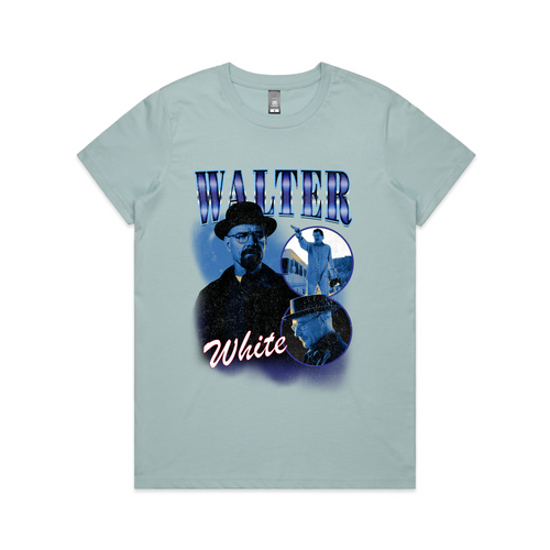 Walter White Retro Tee by Lonely Kids Club. All clothing from our T-shirts to our shorts and hoodies are ethically made, and printed packed and shipped from Sydney.